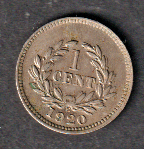 [197169061901] Sarawak 1 one cent 1920 coin great circulated condition