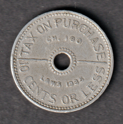 [197179039848] 2 Mills - Sales Tax Token Washington used condition