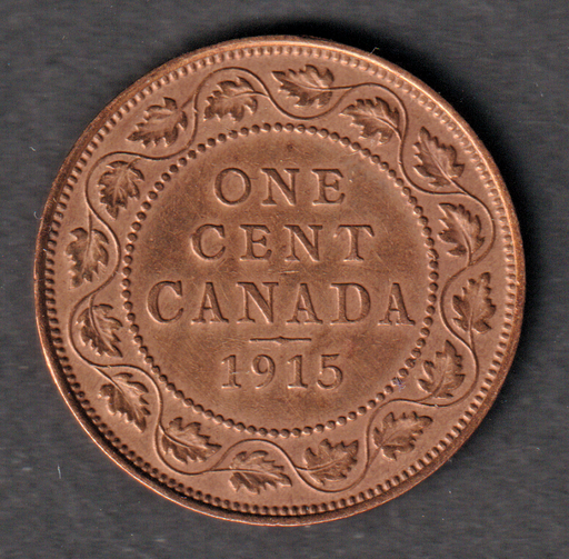[197179067954] Canada 1915 1 cent coin circulated condition